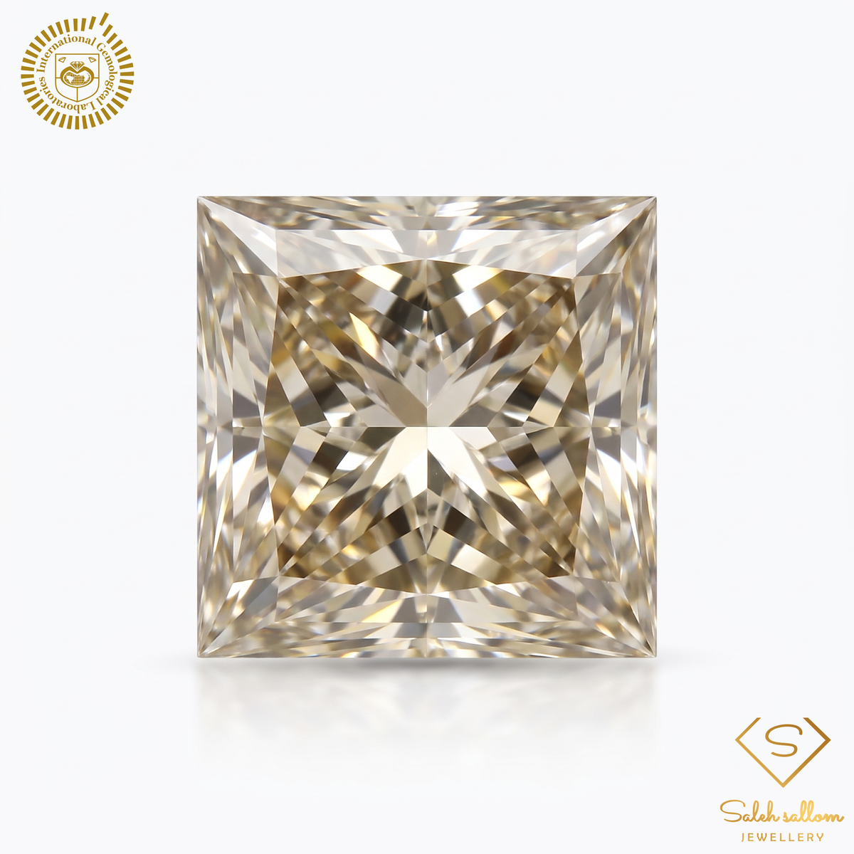 1.68 Carat Natural Princess-Cut Diamond – I Color, VS1 Clarity | IGL Certified Main image