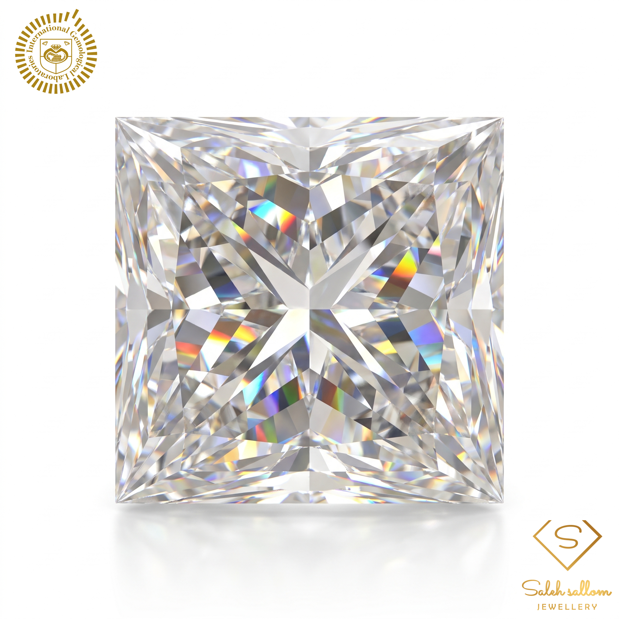 0.67 Carat Natural Fancy Grey Princess-Cut Diamond – VS2 Clarity | IGL Certified Secondary image