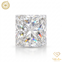 0.90 Carat Natural Princess-Cut Diamond – E Color, SI1 Clarity | IGL Certified
