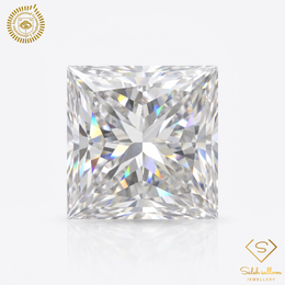 0.70 Carat Natural Princess-Cut Diamond – H Color, VS1 Clarity | IGL Certified