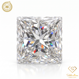 0.70 Carat Natural Princess-Cut Diamond – H Color, VS1 Clarity | IGL Certified