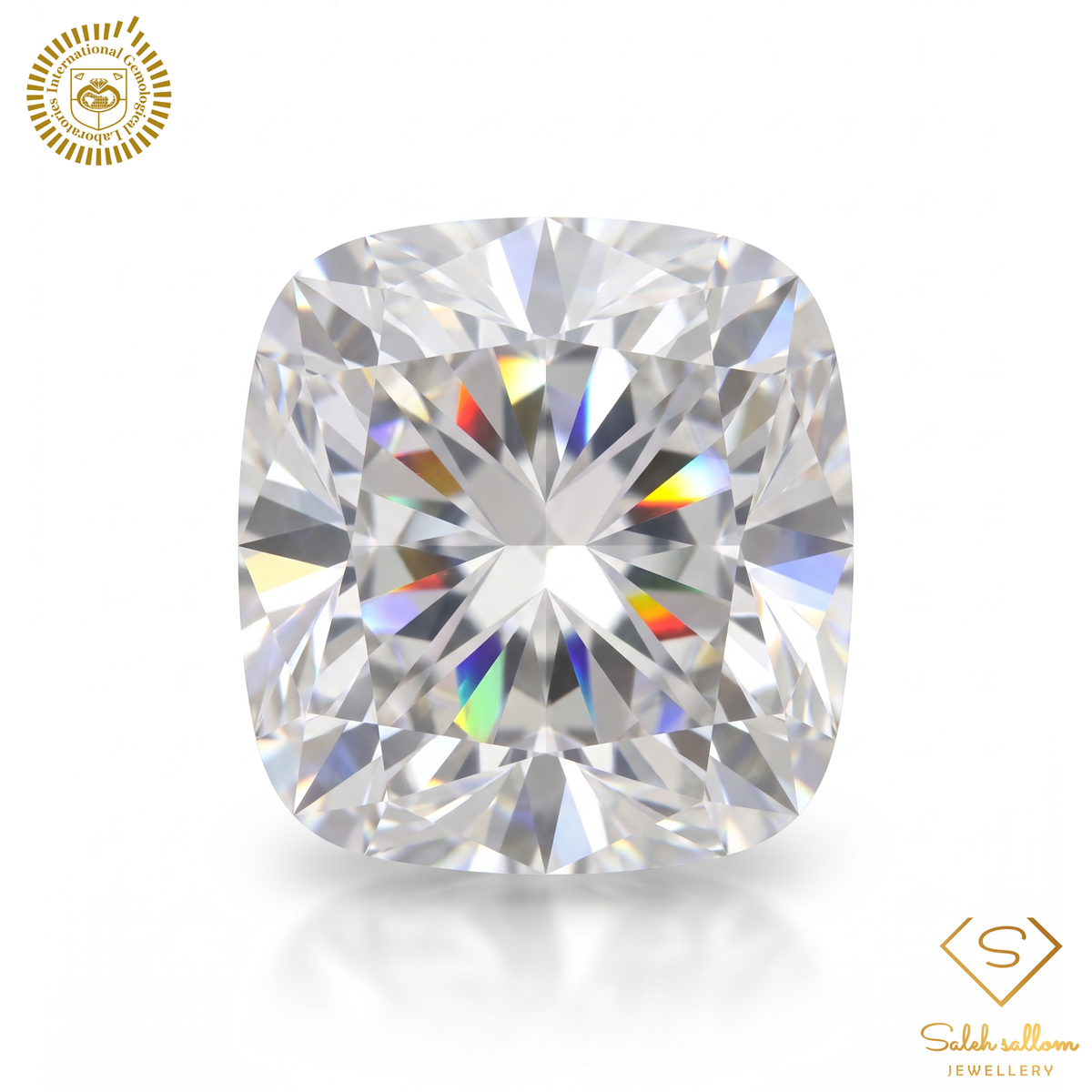 0.77 Carat Natural Cushion-Cut Diamond – H Color, VVS1 Clarity | IGL Certified