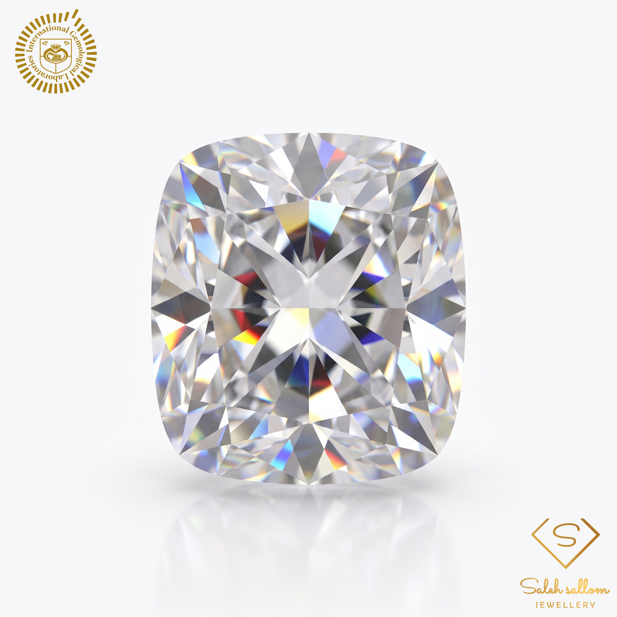 0.74 Carat Natural Cushion-Cut Diamond – E Color, SI1 Clarity | IGL Certified Main image