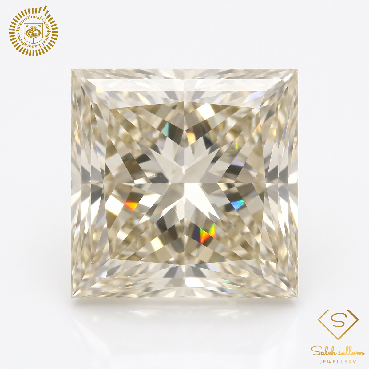 0.34 Carat Natural Princess-Cut Diamond – I Color, VVS1 Clarity | IGL Certified