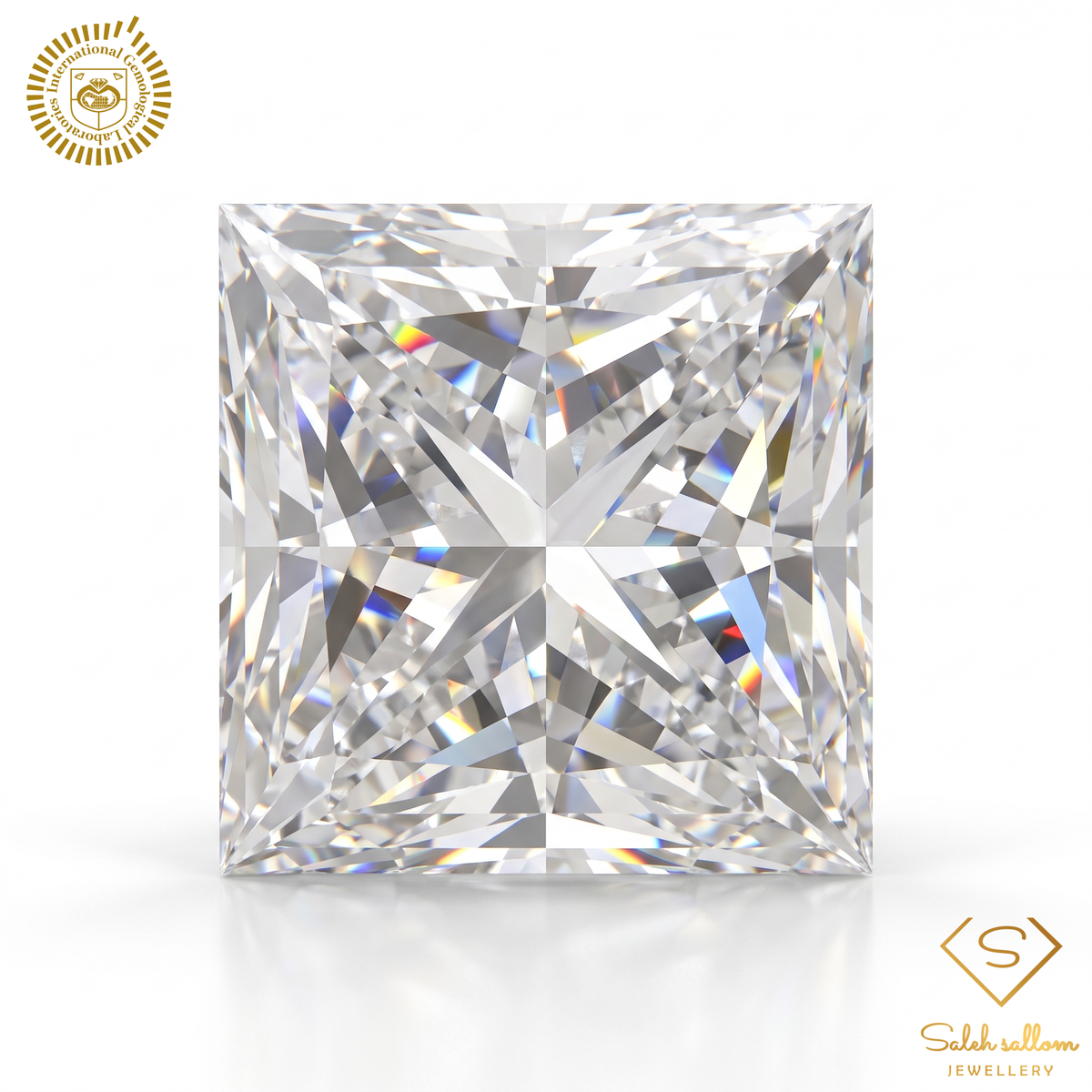 1.01 Carat Natural Princess-Cut Diamond – E Color, VS2 Clarity | IGL Certified Main image
