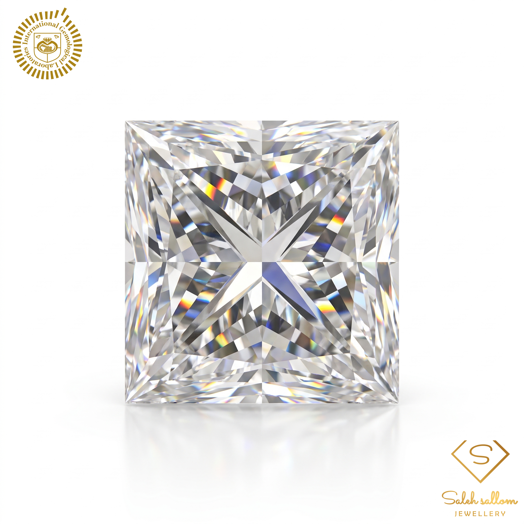 1.01 Carat Natural Princess-Cut Diamond – E Color, VS2 Clarity | IGL Certified Secondary image