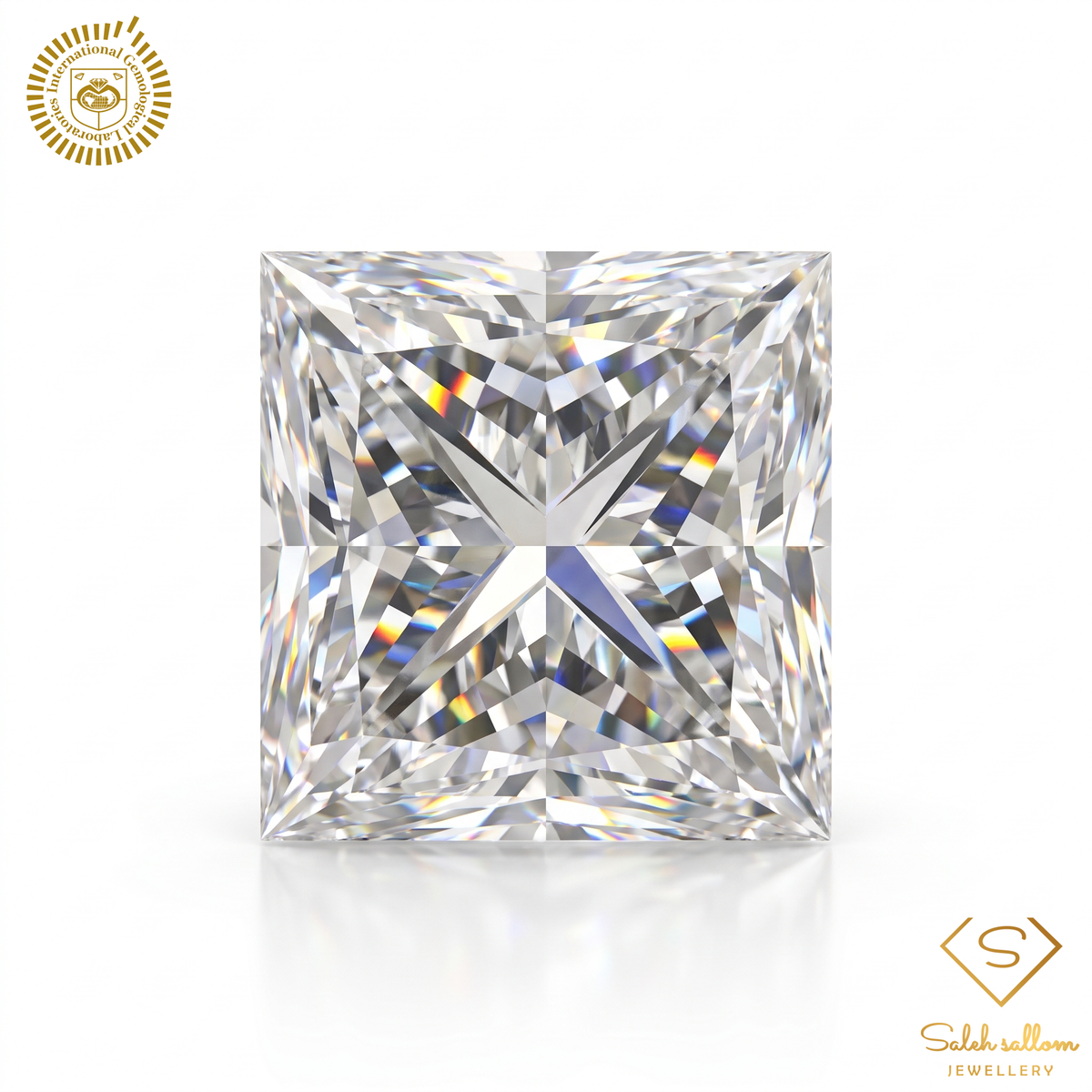 1.01 Carat Natural Princess-Cut Diamond – E Color, VS2 Clarity | IGL Certified
