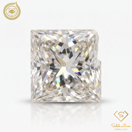 1.00 Carat Natural Princess-Cut Diamond – J Color, VVS2 Clarity | IGL Certified