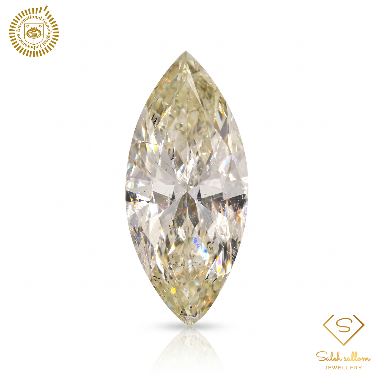 1.04 Carat Natural Marquise-Cut Diamond – J Color, SI1 Clarity | IGL Certified