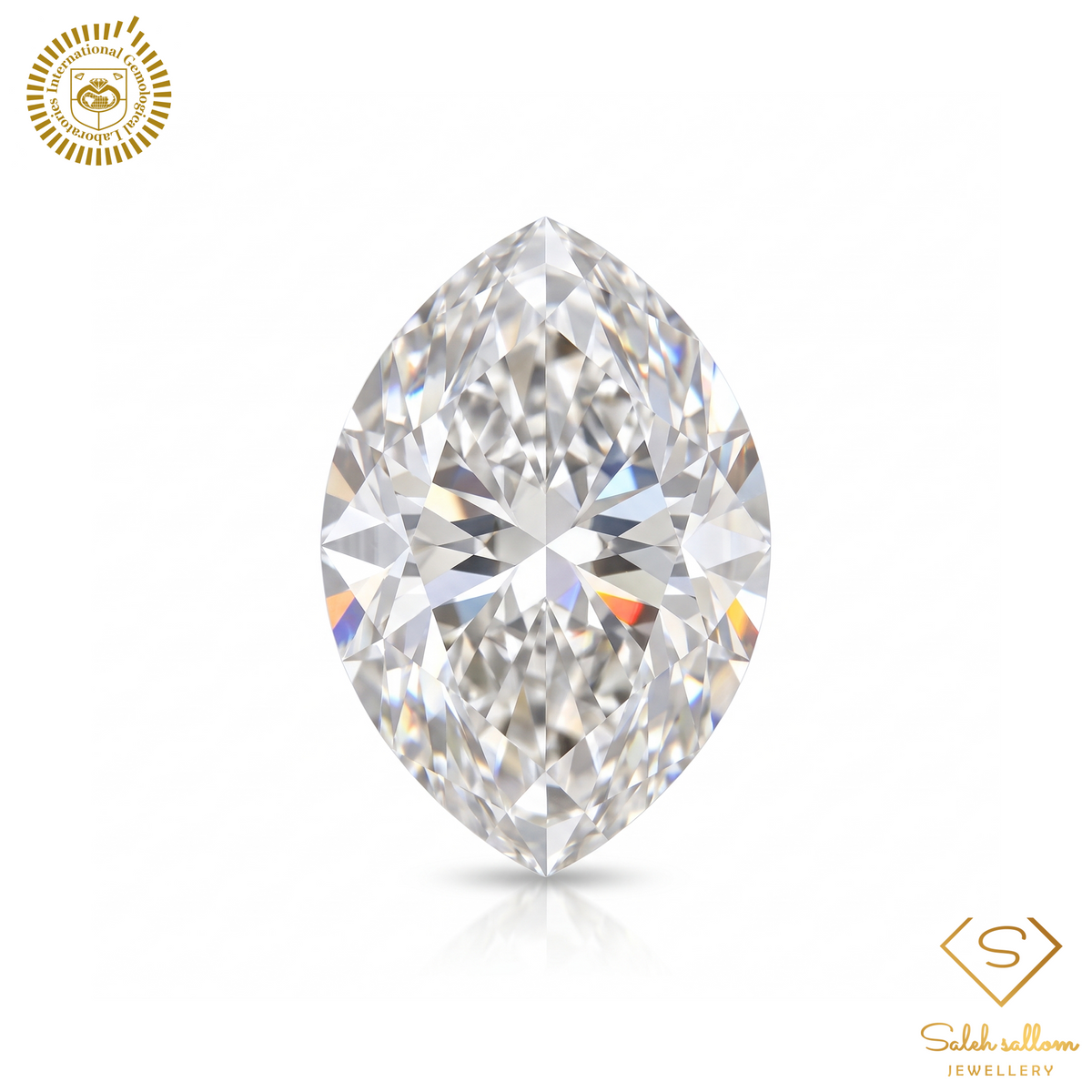 0.39 Carat Natural Marquise-Cut Diamond – G Color, VVS1 Clarity | IGL Certified