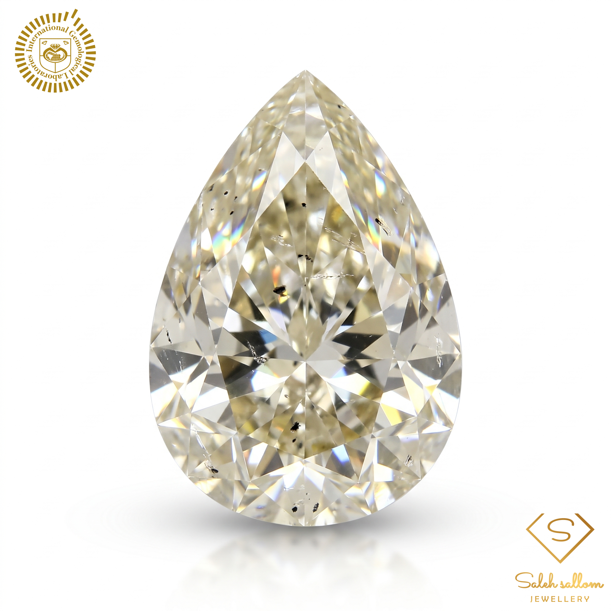 1.11 Carat H Color Natural Pear-Cut Diamond – I2 Clarity | IGL Certified Secondary image
