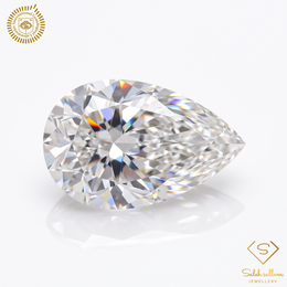 1.05 Carat J Color Natural Pear-Cut Diamond – VS2 Clarity | IGL Certified