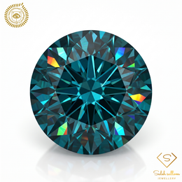 0.60 Carat Fancy Vivid Blue Natural Diamond – Round Brilliant | SI1 Clarity | IGL Certified