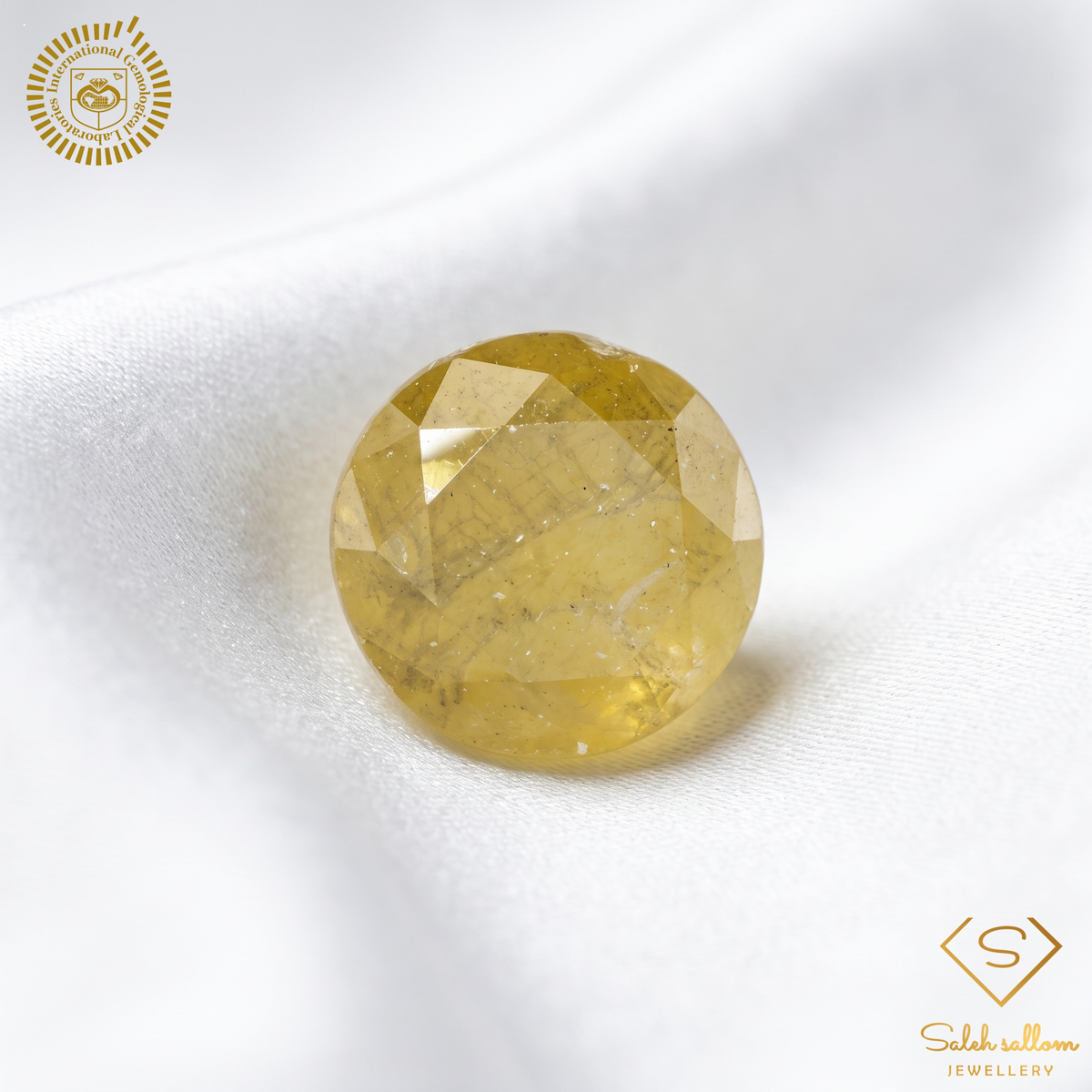 1.06 Carat Natural Fancy Yellow Diamond – Round Brilliant | IGL Certified