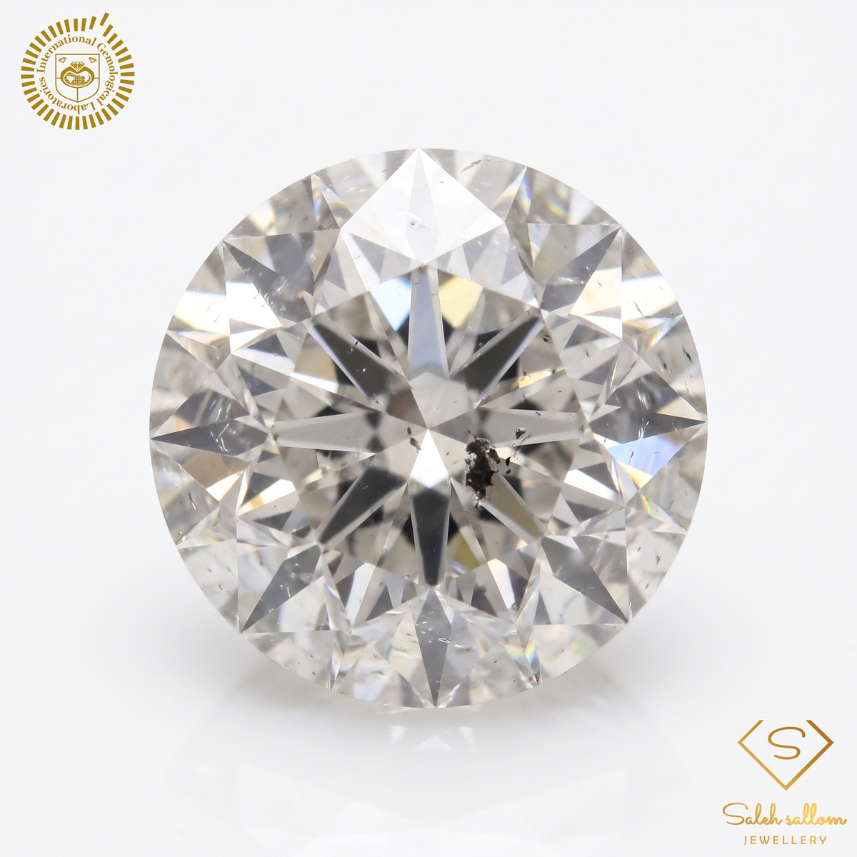 1.26 Carat Natural Fancy Light Silver Diamond – Round Brilliant | SI2 Clarity | Excellent Cut | IGL Certified
