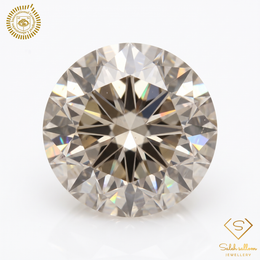 0.73 Carat Natural Fancy Light Brownish Yellow Diamond – Round Brilliant | VS2 Clarity | IGL Certified