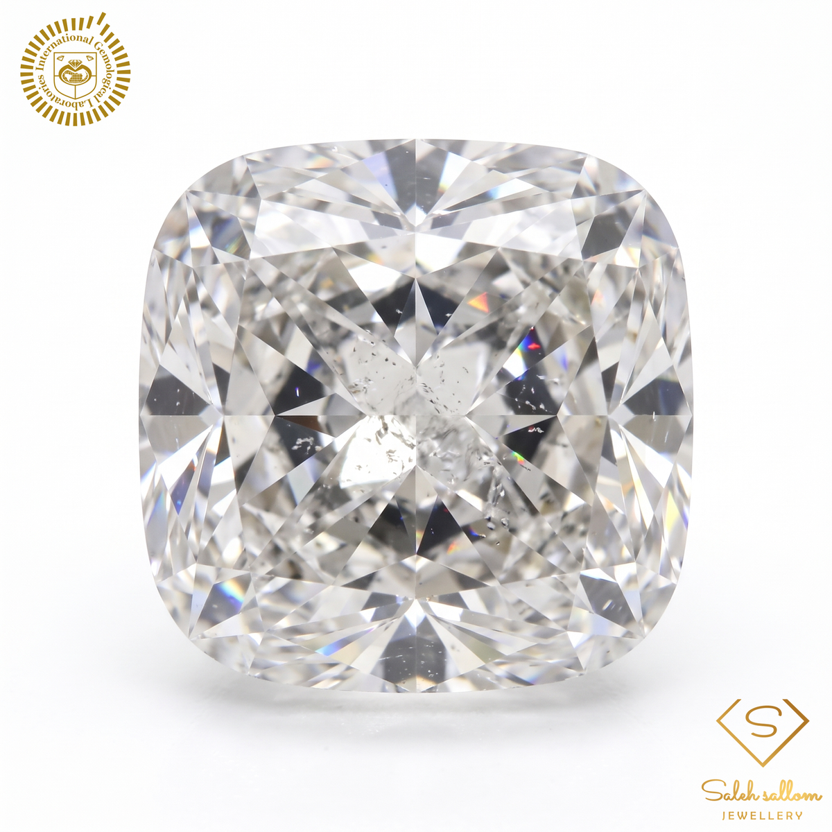 1.02 Carat D Color Natural Diamond – Cushion Shape | SI2 Clarity | IGL Certified