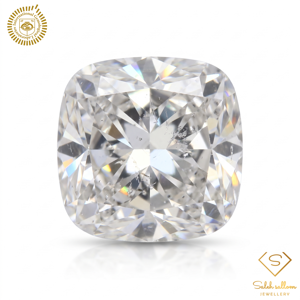 1.57 Carat G Color Natural Diamond – Cushion Shape | SI2 Clarity | IGL Certified