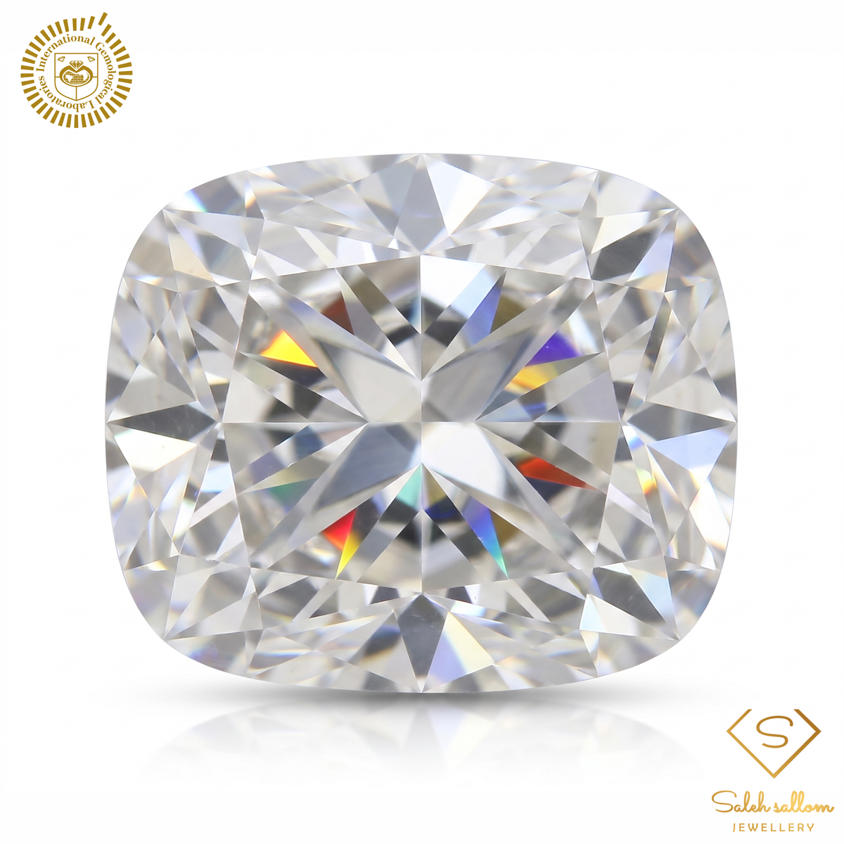 1.70 Carat F Color Natural Diamond – Cushion Shape | SI2 Clarity | IGL Certified