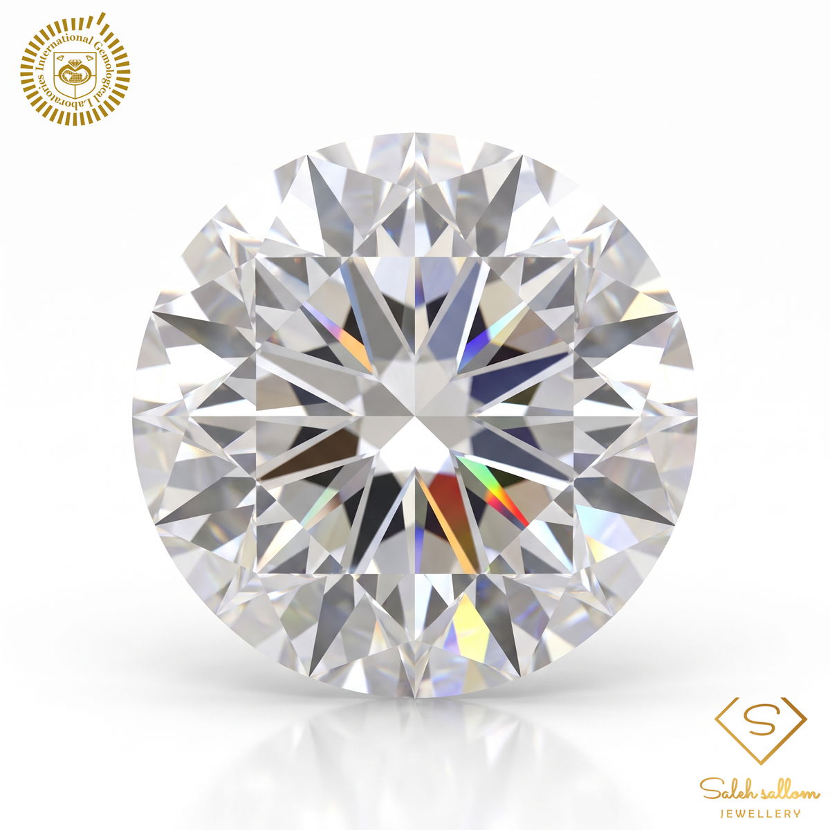 0.77 Carat D Color Natural Diamond – Round Brilliant | SI2 Clarity | IGL Certified Main image