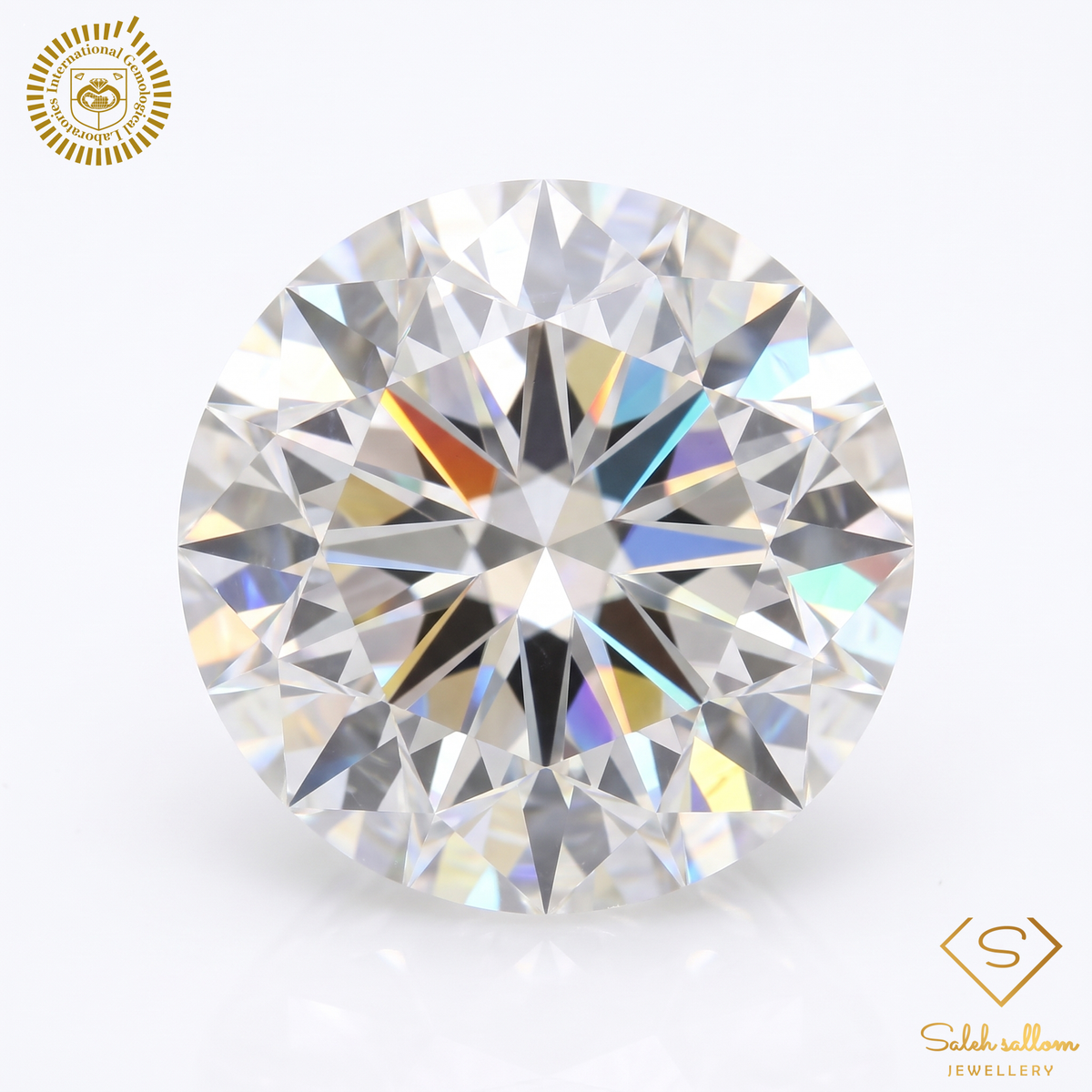 0.55 Carat F Color Natural Diamond – Round Brilliant | SI2 Clarity | IGL Certified