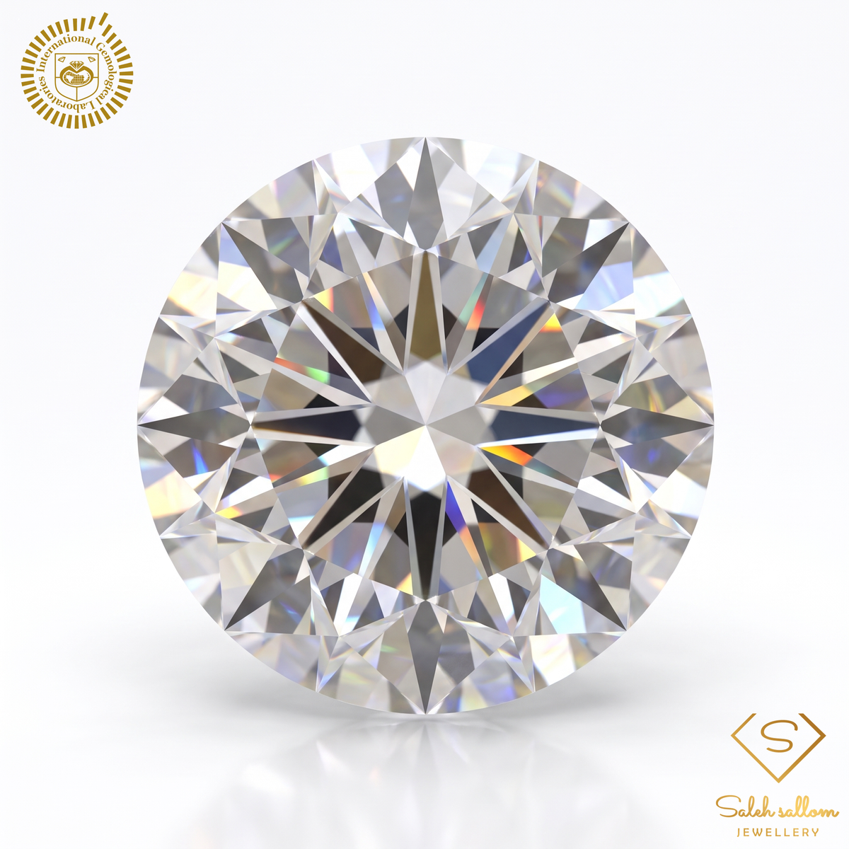 0.55 Carat F Color Natural Diamond – Round Brilliant | SI2 Clarity | IGL Certified