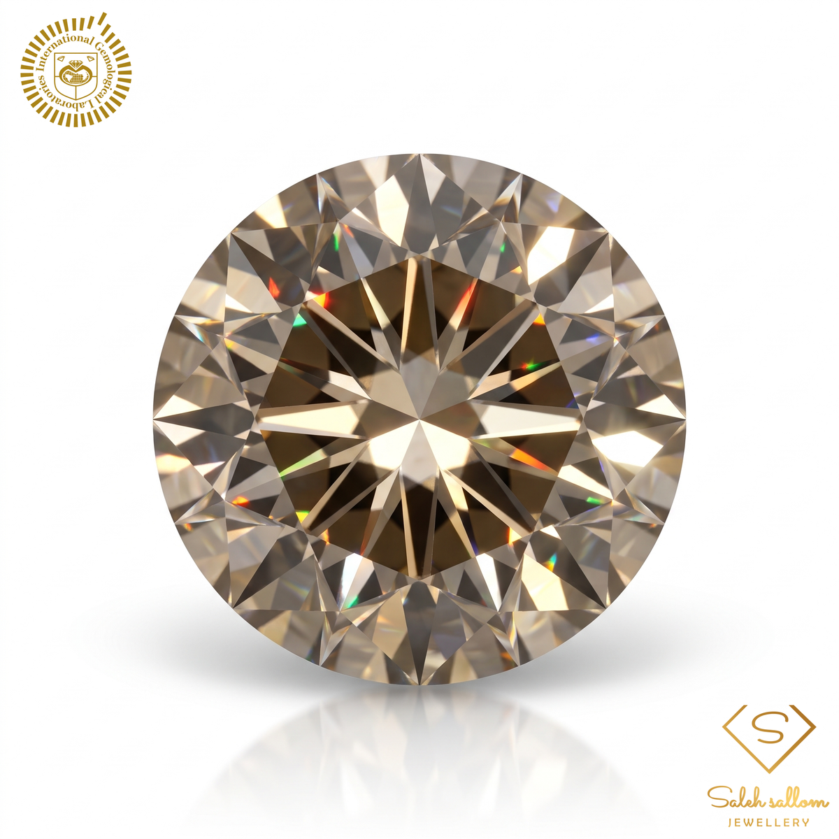 0.45 Carat L Color Natural Diamond – Round Brilliant | VVS2 Clarity | Very Good Cut | IGL Certified Main image