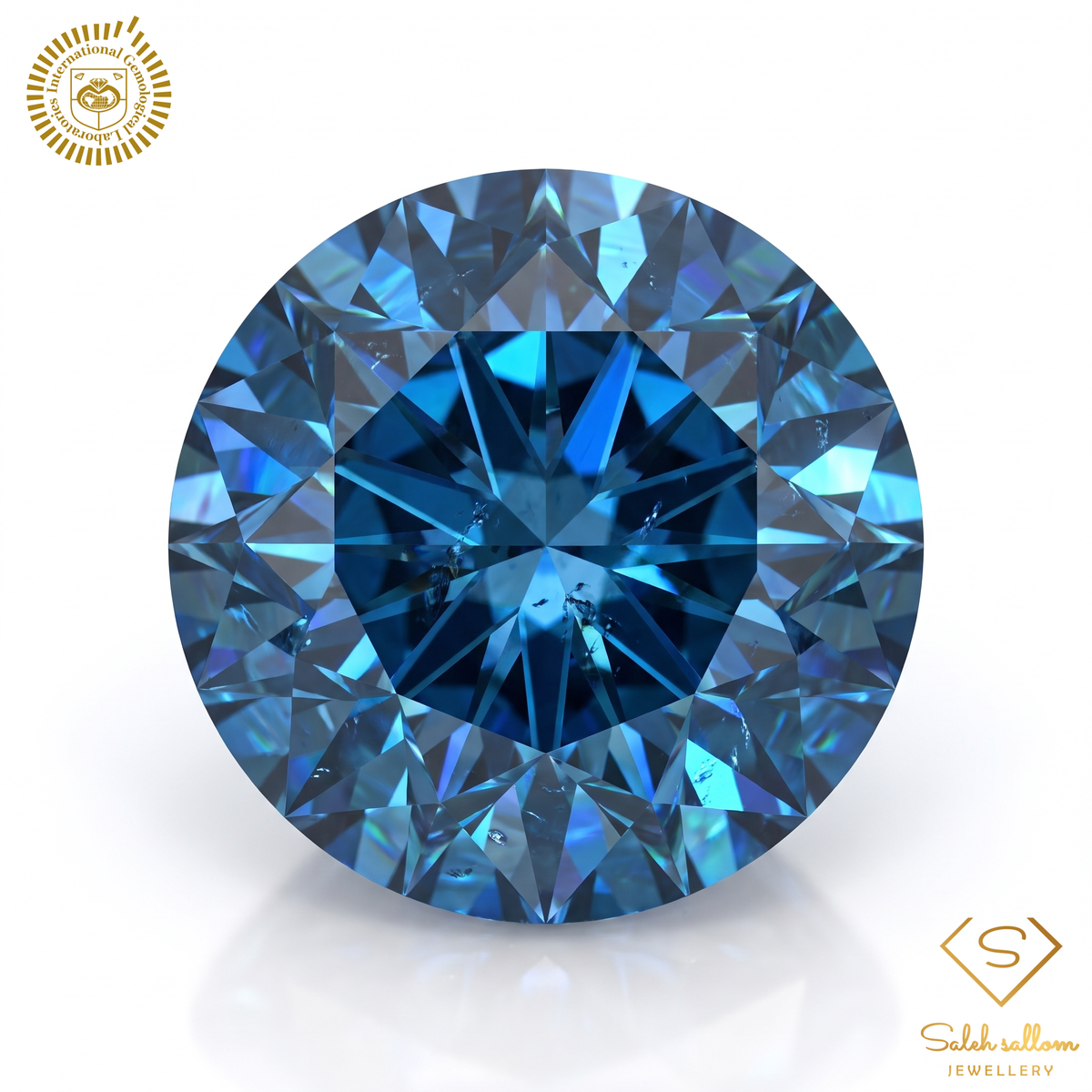 1.48 Carat Light Gray Natural Diamond – Round Brilliant | I1 Clarity | Excellent Cut | IGL Certified Main image