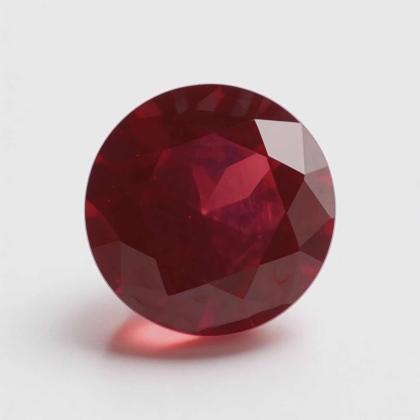 IGI Certified Laboratory Grown Ruby | 1.51 Carat Round Brilliant Cut | Purplish Red Ruby