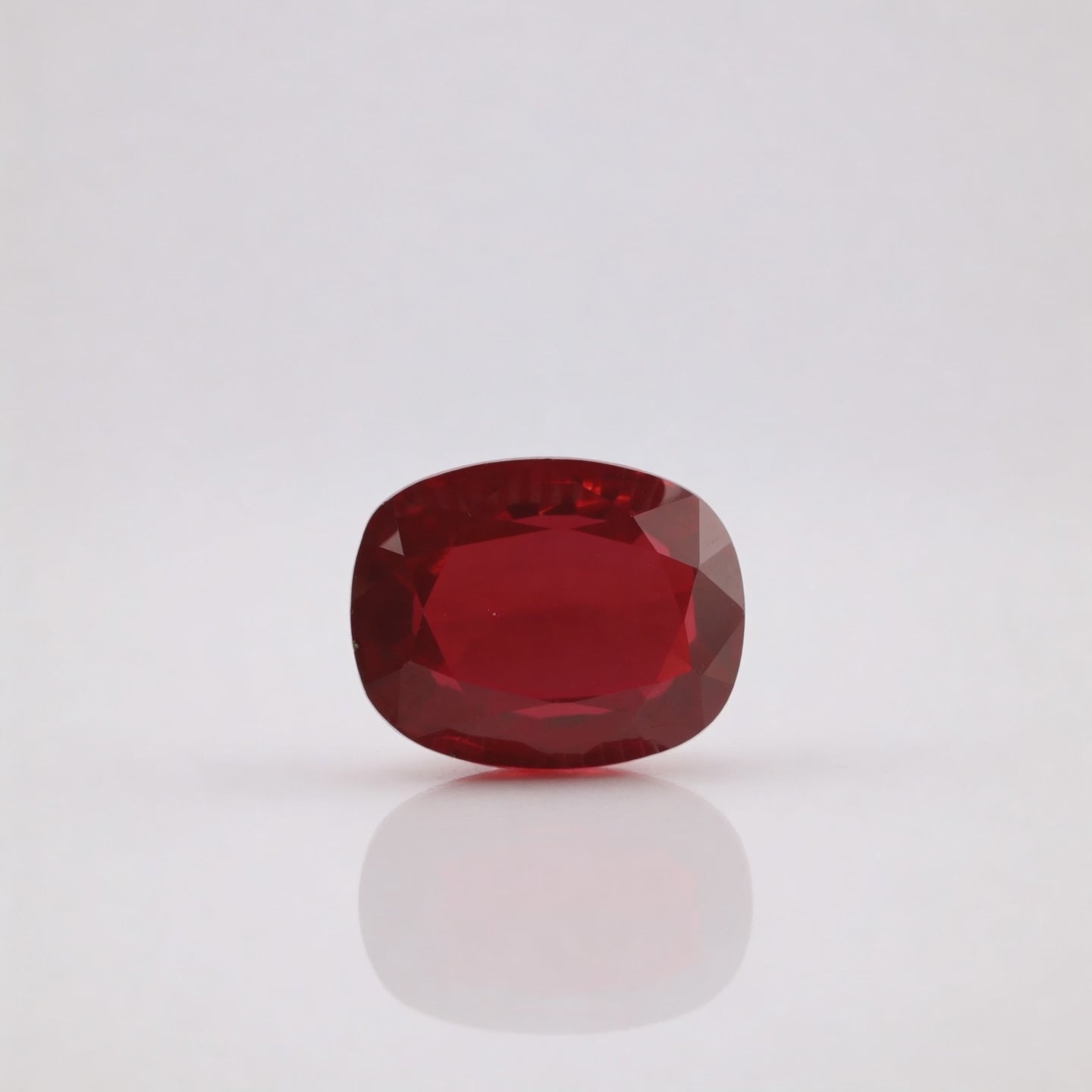 IGI Certified Laboratory Grown Ruby | 30.55 Carat Oval Cut | Vivid Red
