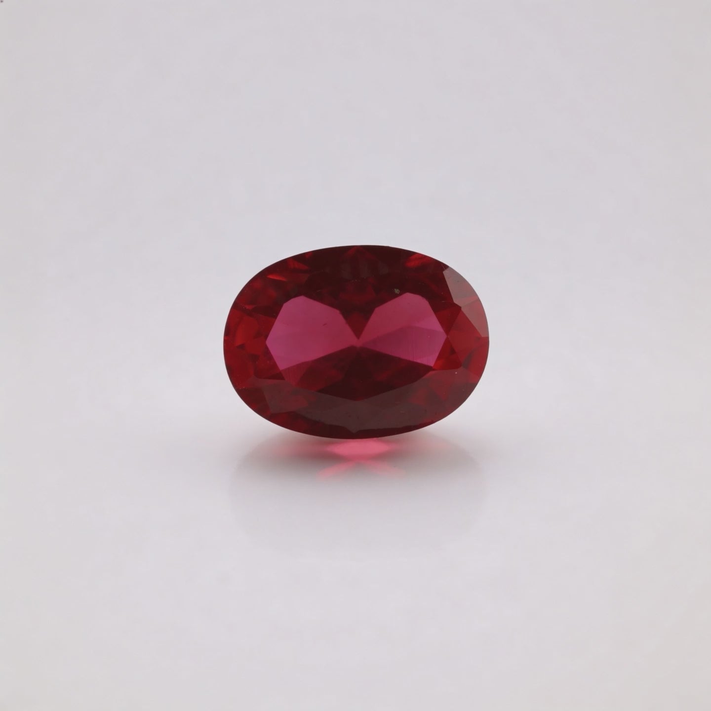 IGI Certified Laboratory Grown Ruby | 7.12 Carat Oval Brilliant Cut | Premium Red Statement Gem