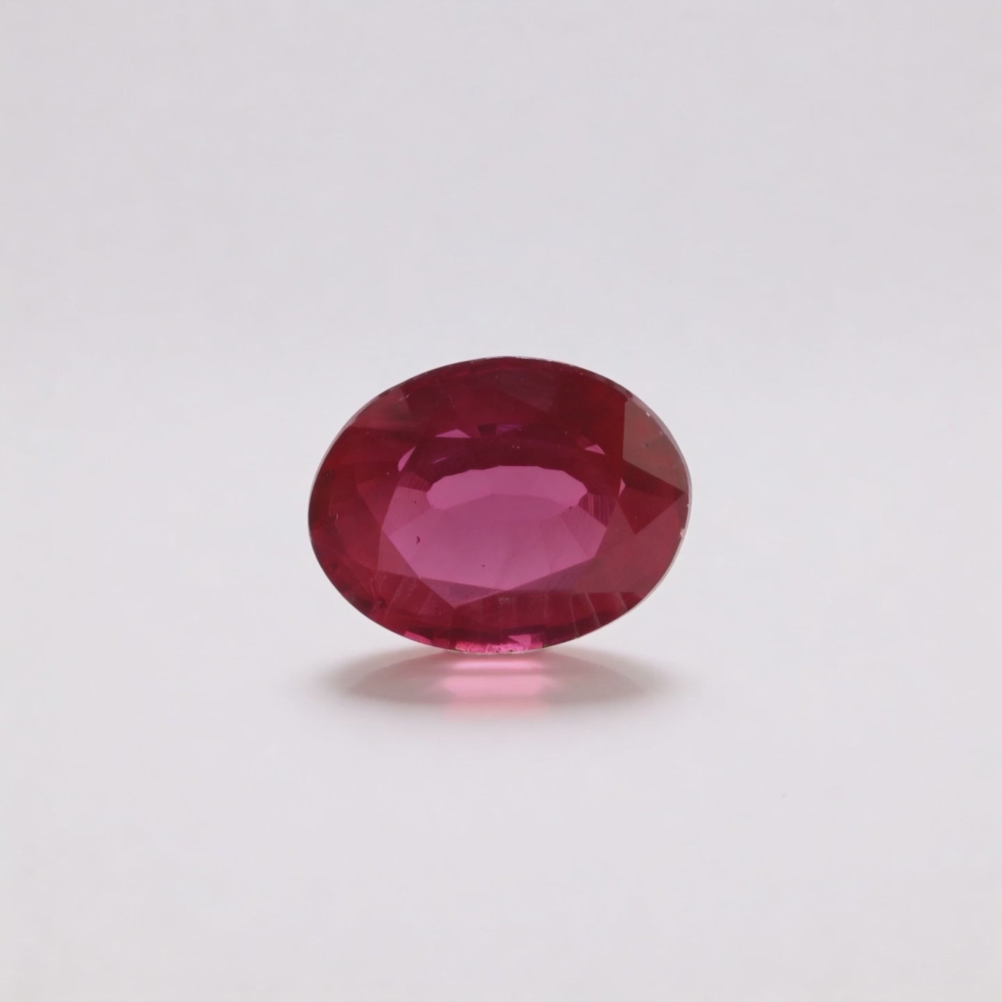 IGI Certified Laboratory Grown Ruby | 5.30 Carat Oval Cut | Pinkish Red
