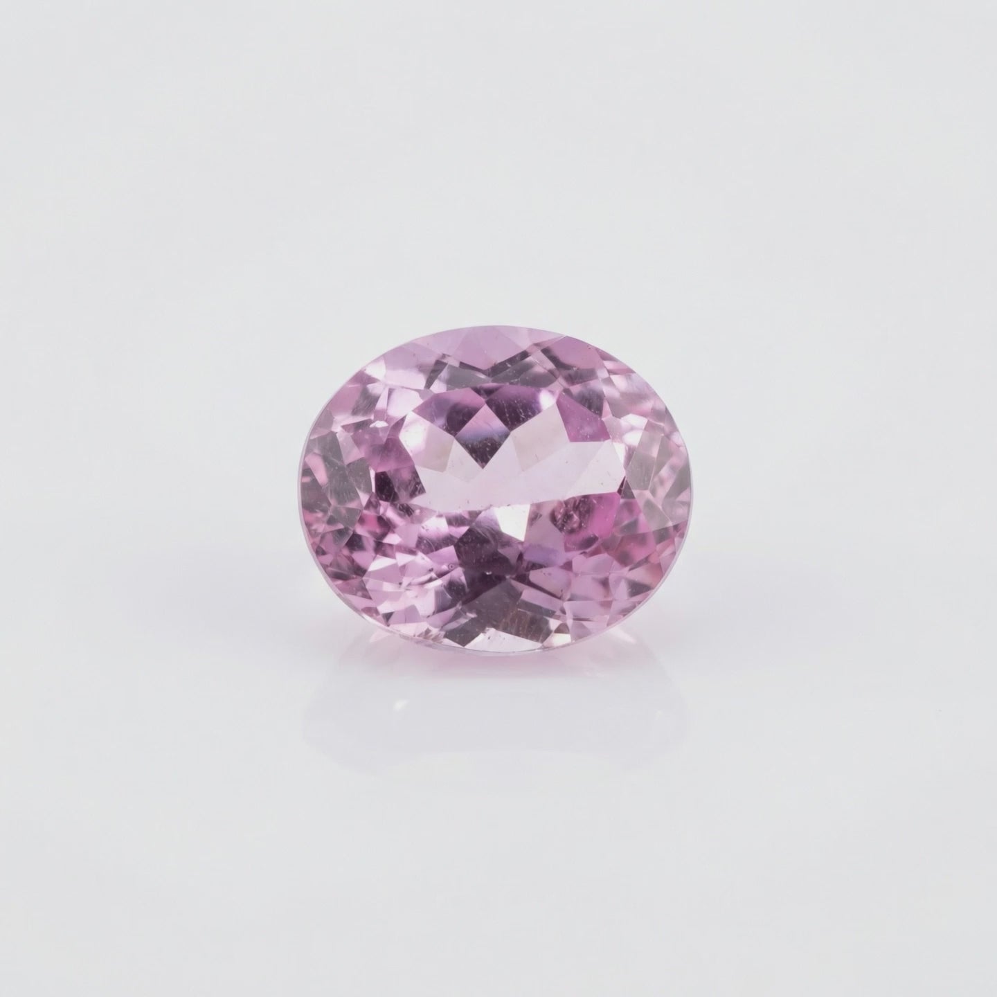IGI Certified Laboratory Grown Purplish Pink Sapphire | 7.27 Carat Oval Mixed Cut | Luxury Gemstone