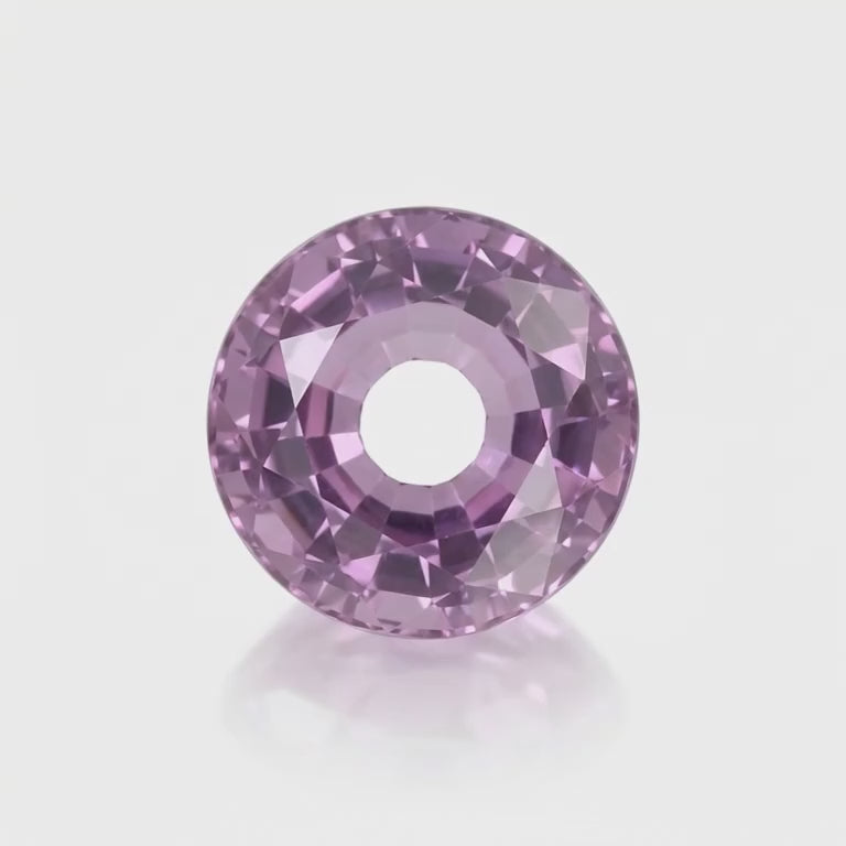 IGI Certified Laboratory Grown Pink Sapphire | 10.22 Carat Round Mixed Cut | Premium Statement Gem