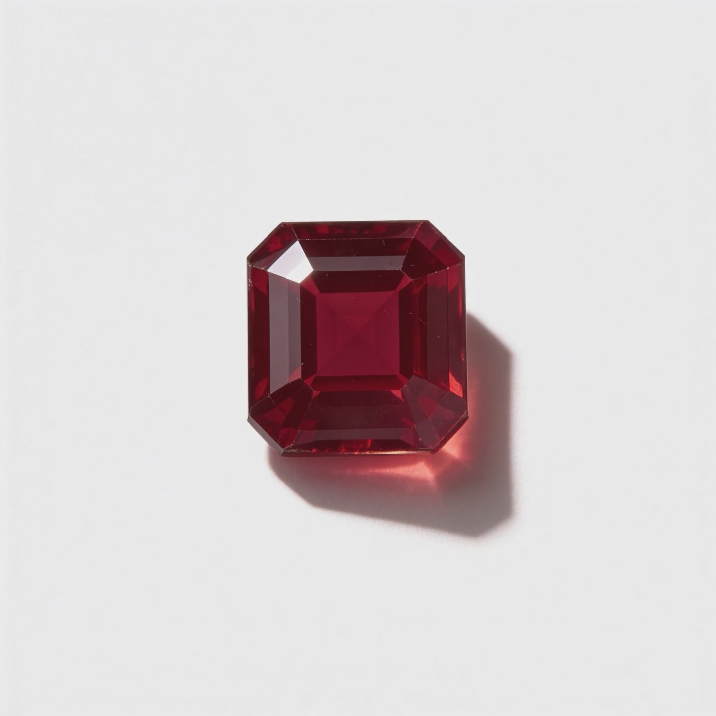 IGI Certified Laboratory Grown Ruby | 18.35 Carat Square Emerald Cut | Premium Statement Red Gemstone