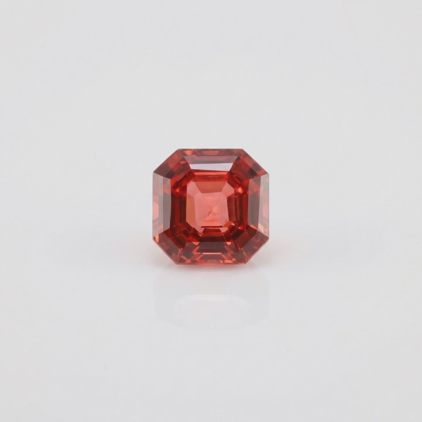 IGI Certified Laboratory Grown Pink Sapphire | 15.85 Carat Square Emerald Cut | Purplish Pink Gemstone