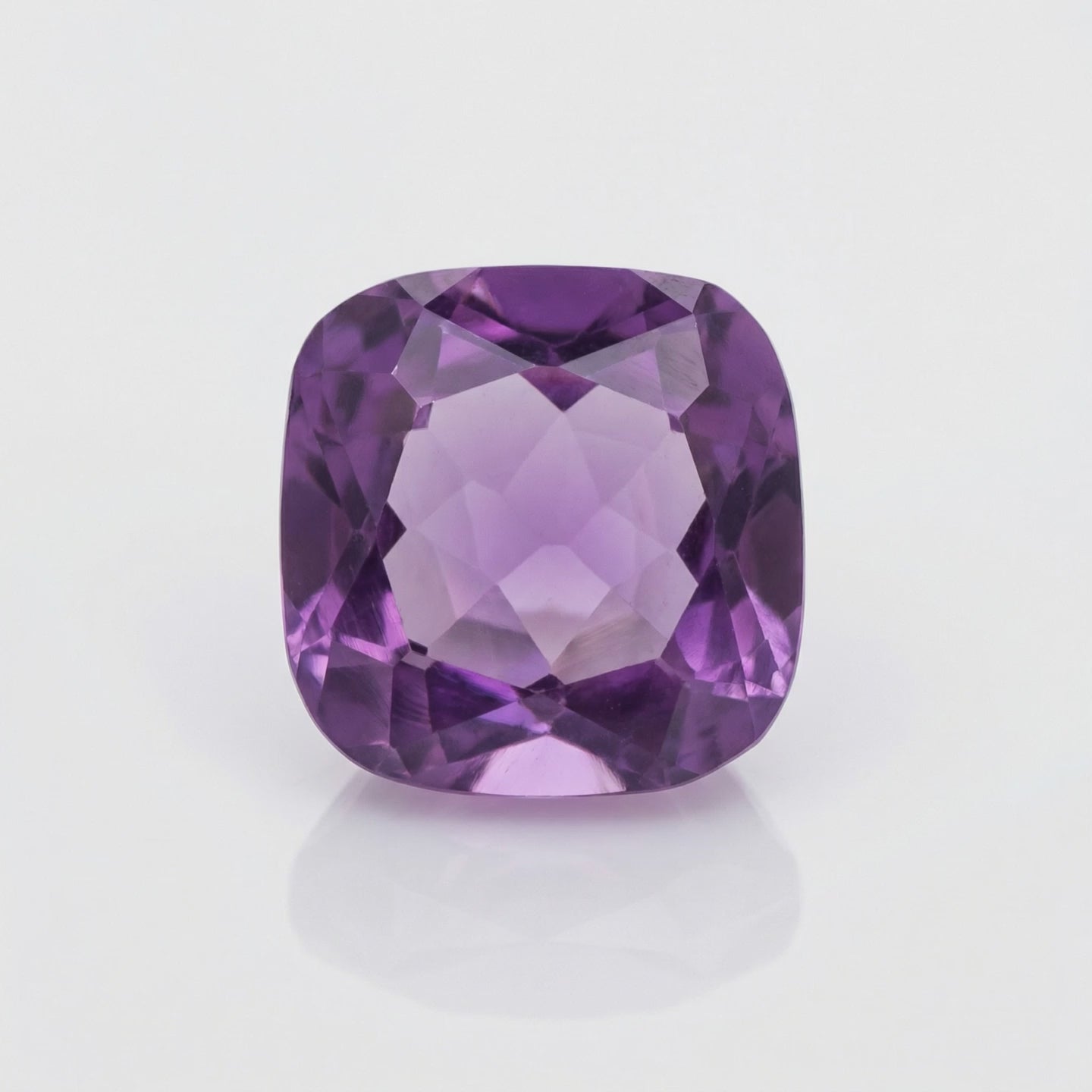 IGI Certified Laboratory Grown Pink Sapphire | 2.91 Carat Square Cushion Mixed Cut | Elegant Purplish Pink Gemstone