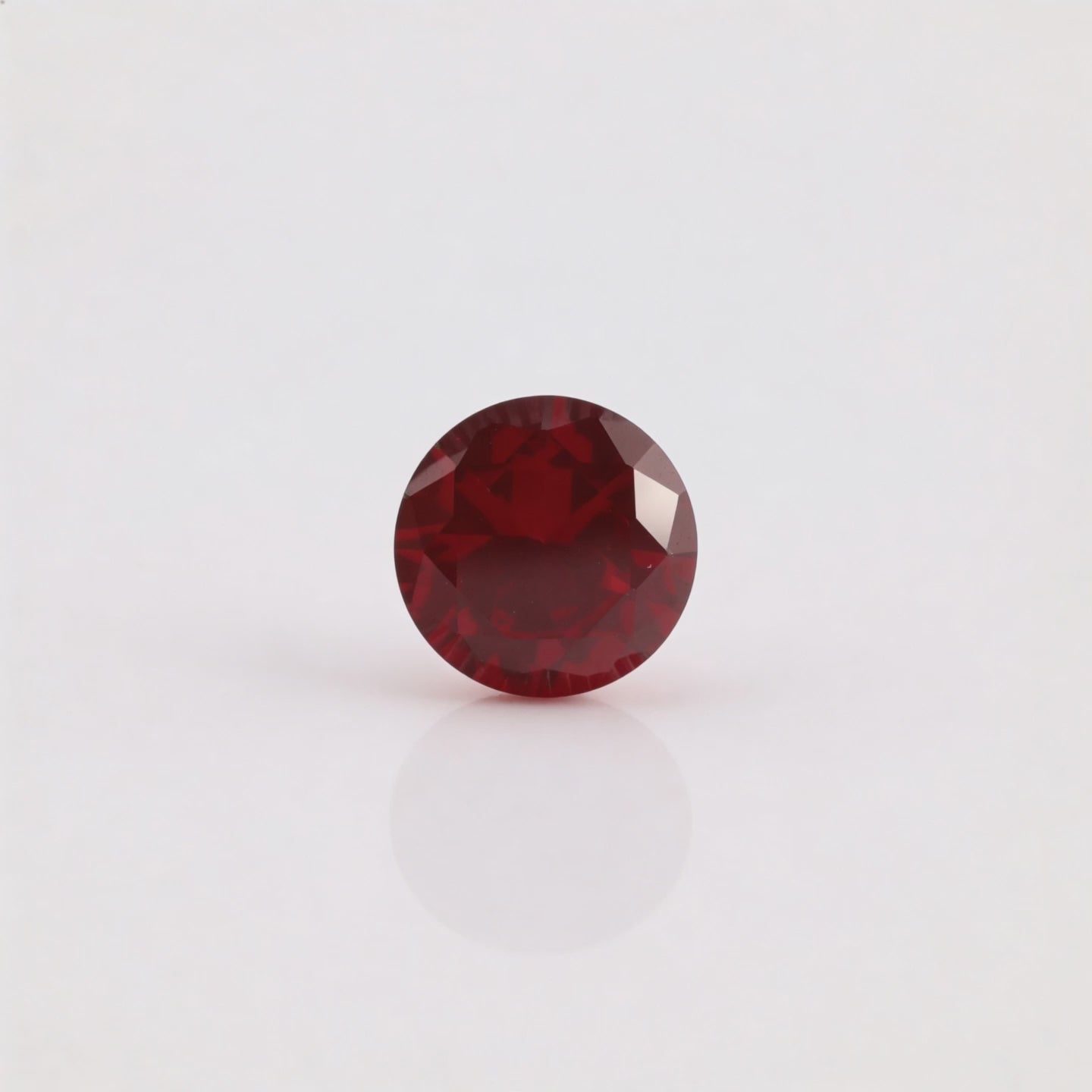 IGI Certified Laboratory Grown Ruby | 14.27 Carat Round Brilliant Cut | Purplish Red