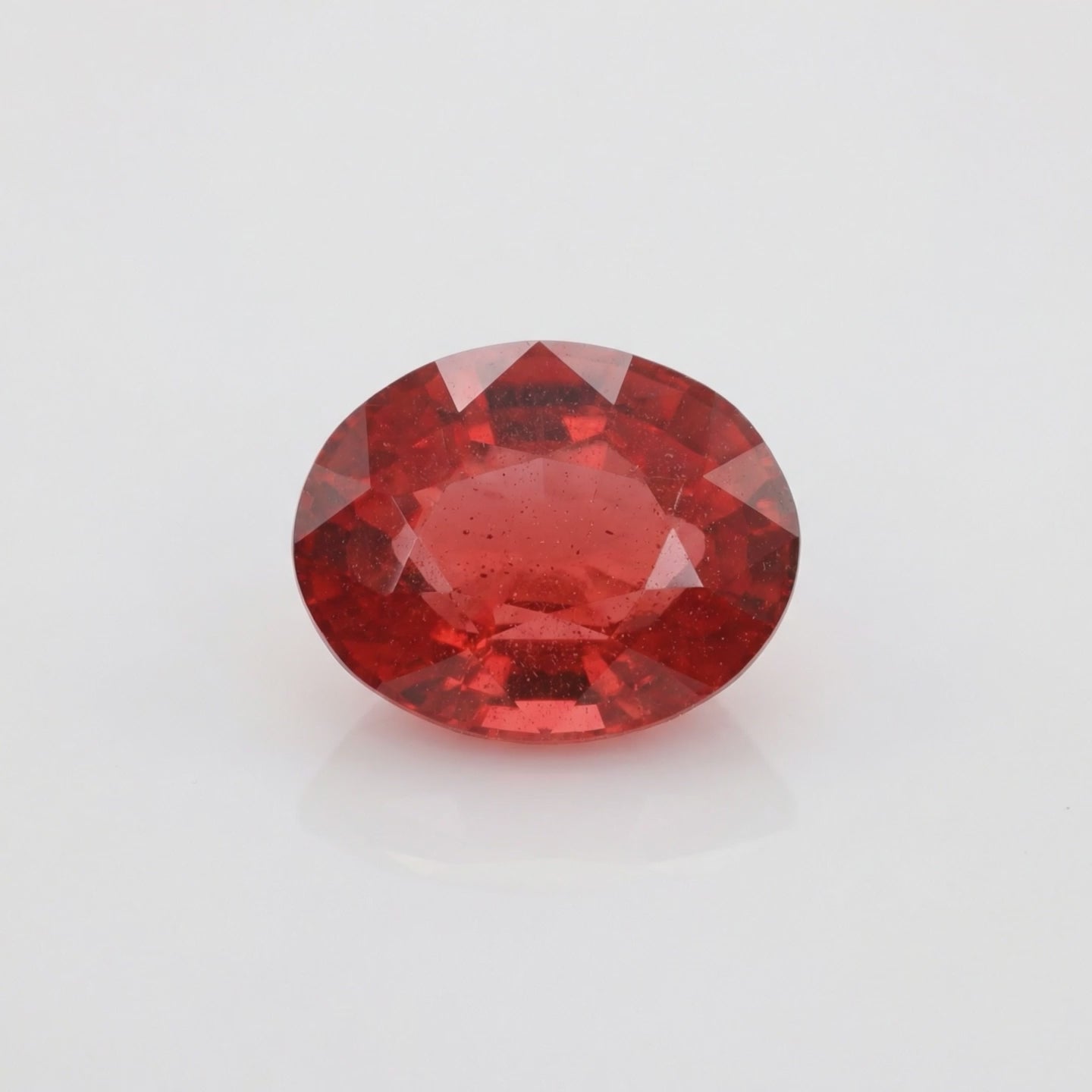 IGI Certified Laboratory Grown Orangy Pink Sapphire | 20.44 Carat Oval Mixed Cut | Luxury Gemstone