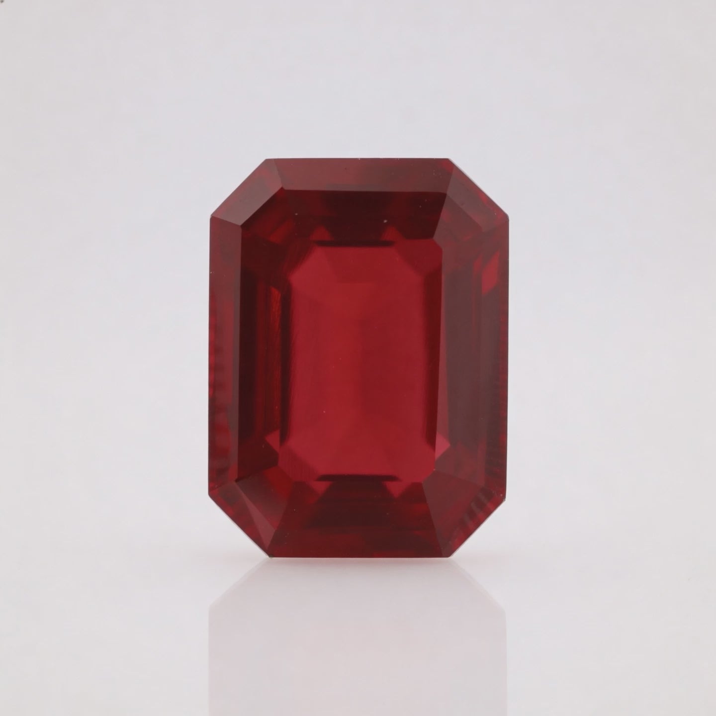 IGI Certified Laboratory Grown Ruby | 30.89 Carat Emerald Cut | Exceptional Collector Statement Gem