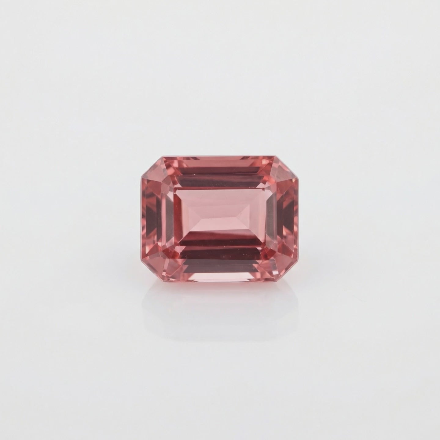 IGI Certified Laboratory Grown Purplish Pink Sapphire | 3.29 Carat Emerald Cut | Luxury Gemstone