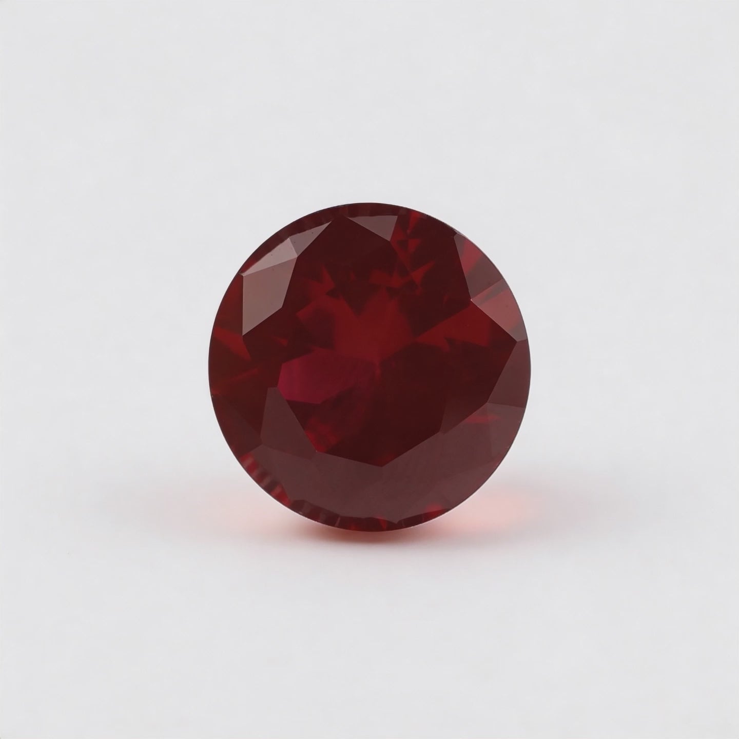 IGI Certified Laboratory Grown Ruby | 14.54 Carat Round Brilliant Cut | Premium Red Statement Gemstone