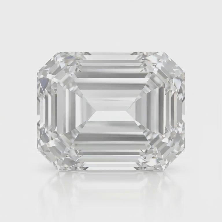 IGI Certified Laboratory Grown Colorless Sapphire | 3.75 Carat Emerald Cut | Fine Luxury Gemstone