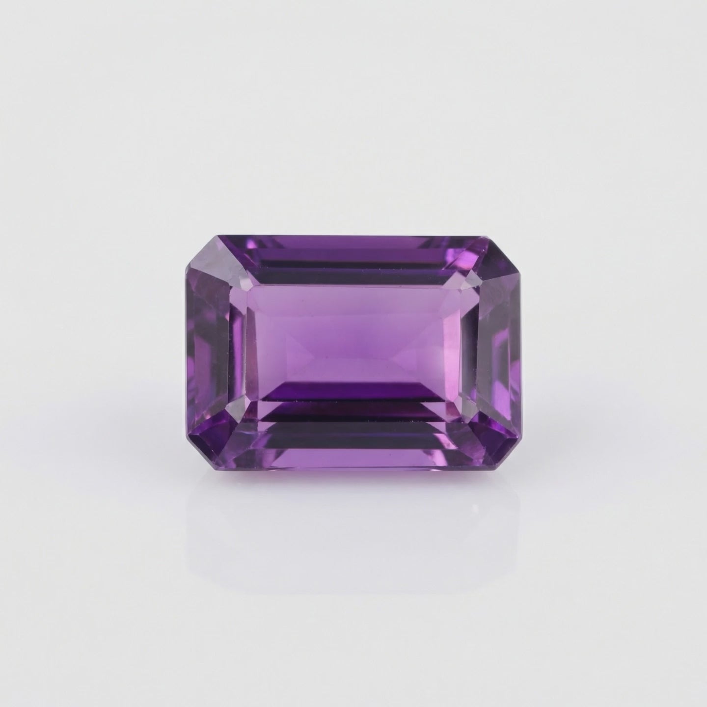 IGI Certified Laboratory Grown Violethish Purple Sapphire | 10.47 Carat Emerald Cut | Luxury Gemstone