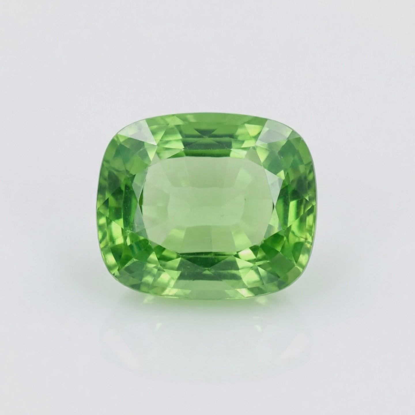 IGI Certified Laboratory Grown Yellowish Green Spinel | 20.16 Carat Cushion Mixed Cut | Rare Statement Gemstone