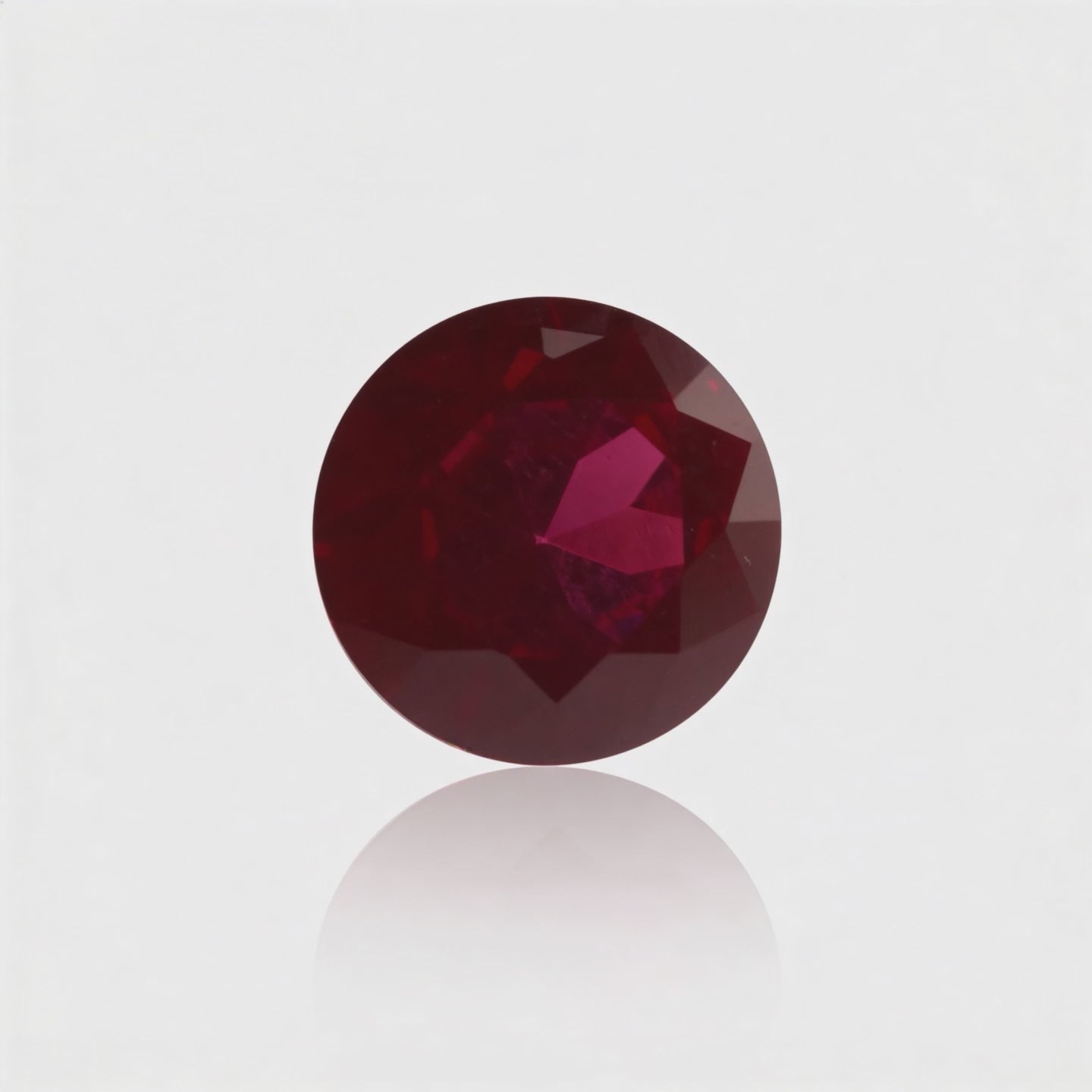 IGI Certified Laboratory Grown Ruby | 1.52 Carat Round Brilliant Cut | Purplish Red Ruby
