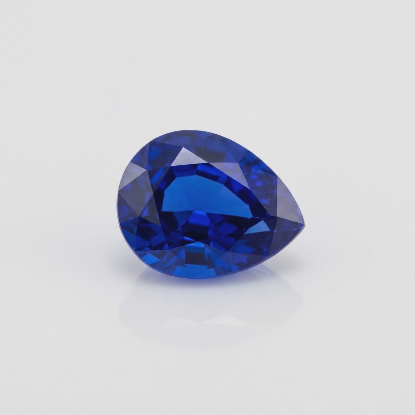 IGI Certified Laboratory Grown Blue Spinel | 17.23 Carat Pear Mixed Cut | Premium Statement Gemstone