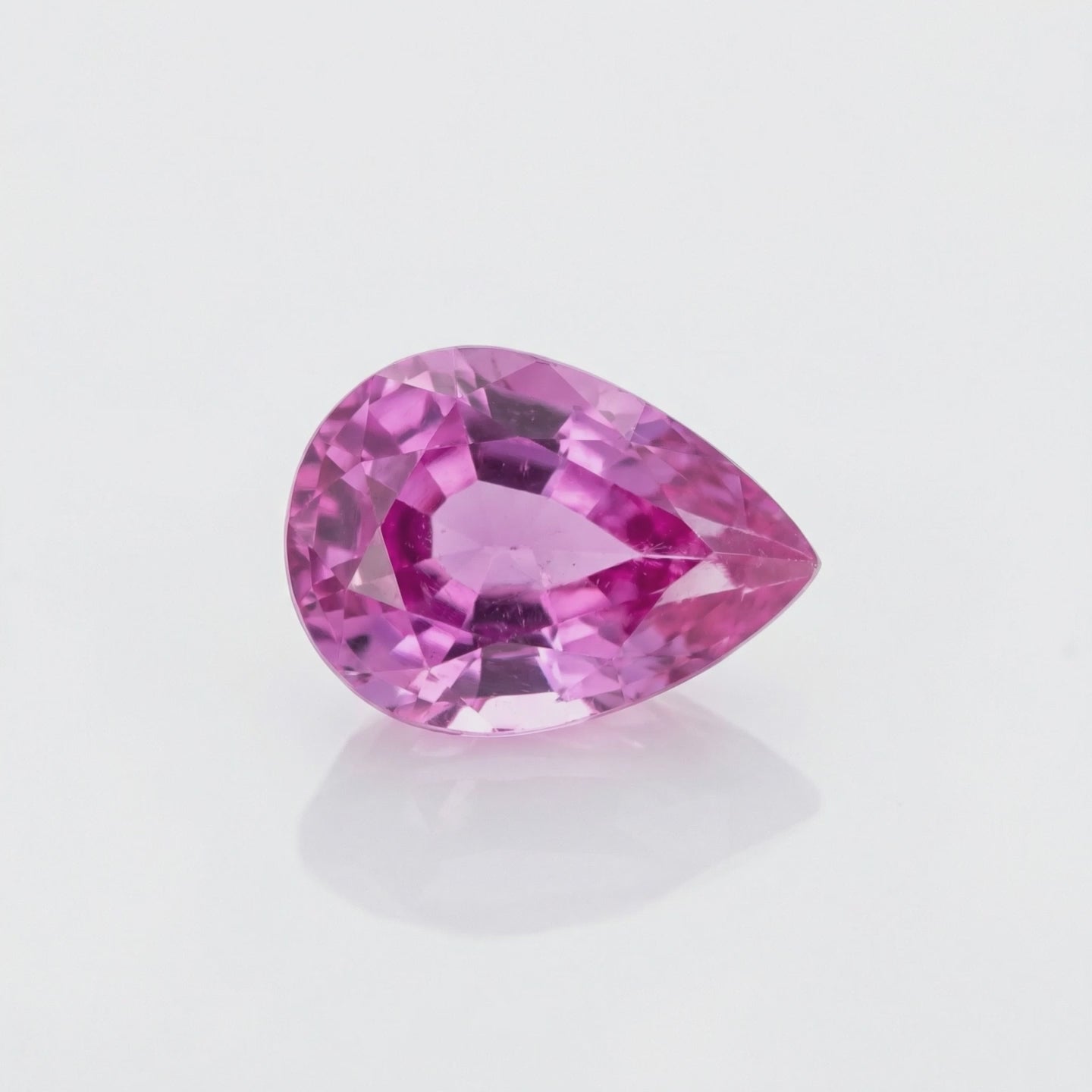 IGI Certified Laboratory Grown Pink Sapphire | 1.70 Carat Pear Mixed Cut | Luxury Gemstone